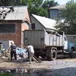 В Житомире ликвидировали мусорную свалку, накопленную за 10 дней. ФОТО