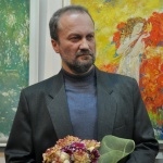 Мистецтво і культура: Житомирский художник Юрий Дубинин получил нагрудный знак за заслуги перед городом