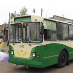 ТТУ Житомира выпустило второй троллейбус после капремонта. ФОТО