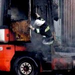 На трассе Житомир-Киев загорелась фура «VOLVO», перевозившая бытовую технику
