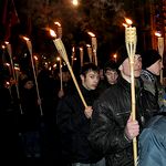 Місто і життя: В Житомире в факельном марше в честь дня рождения Бандеры приняли участие сто человек