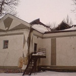 В сельском доме культуры Житомирской области из-за снега обвалилась крыша.ФОТО