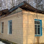 Надзвичайні події: В Житомирской области снег разрушил крышу сельского клуба. ФОТО