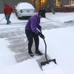 В Житомире выписали штрафы предпринимателям, не убирающим снег со своих территорий