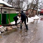 В Бердичеве залило водой частный сектор: прорвало трубу насосной станции. ВИДЕО