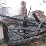 Надзвичайні події: В Житомирской области сгорел дом вместе с хозяином. ФОТО