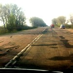 На худшей трассе страны Житомир-Бердичев проводят бесполезный ремонт. ФОТО