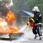 Сборная Житомира победила на областном чемпионате по пожарно-прикладному спорту. ФОТО