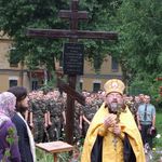 В Житомирском военном институте им. Королева установили и освятили крест. ФОТО
