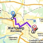 Общественный транспорт Житомира теперь есть на Яндекс.Картах