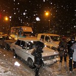 В Житомире выпал первый снег. ВИДЕО
