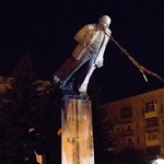 Журналисты нашли в Житомире место хранения свергнутого памятника Ленину. ФОТО