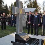 В Житомире обновили надгробие могилы националистов Сеника и Сциборского. ФОТО