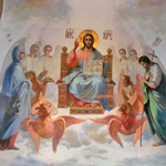 К Пасхе в Житомире хотят завершить роспись Крестовоздвиженского собора. ФОТО