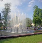 Місто і життя: В Житомире включили все городские фонтаны. ФОТО
