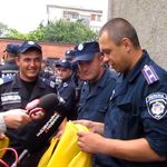 В Житомир вернулось 200 милиционеров служивших в Луганской области. ВИДЕО
