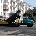 В Житомире на ул. Киевской завершили ремонт дороги. Начинают ул. Щорса и проспект Мира