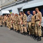 15 инспекторов ГАИ вернулись из зоны АТО в Житомир без потерь и травм. ФОТО