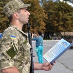 Війна в Україні: 300 курсантов Житомирского военного института приняли присягу. ФОТО