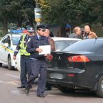 В Житомире возле Центральной городской больницы столкнулись два автомобиля. ФОТО