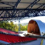 В Житомире завершается реконструкция летней эстрады «Ракушки». ФОТО