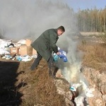 В Житомире сгорела крупная партия наркотиков на 400 тыс грн