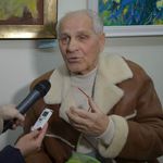 90-летний художник Николай Максименко открыл в Житомире персональную выставку. ФОТО