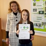 Школьницы из Житомира представили город на Всеукраинском научном конкурсе. ФОТО