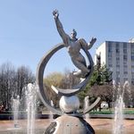 Місто і життя: Власти Житомира до конца месяца планируют отремонтировать фонтан «Космонавт». ФОТО