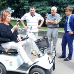 Люди і Суспільство: Ексклюзивний електромобіль із Люксембургу подарували житомирській громадській організації