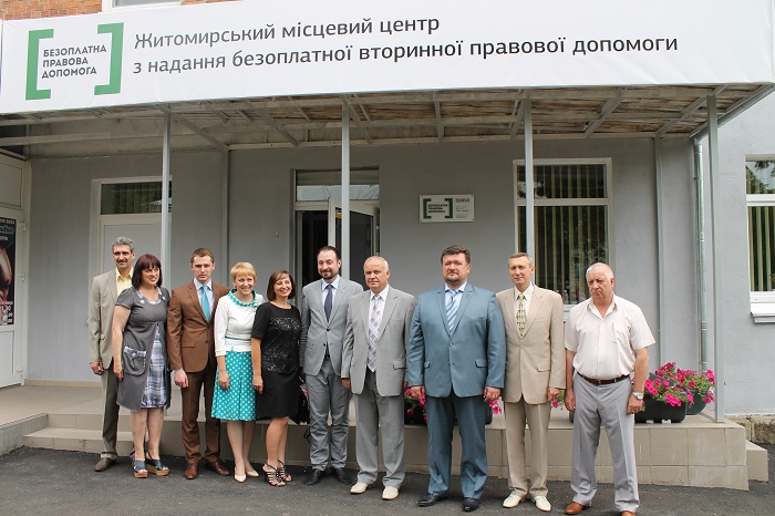 На Житомирщині розпочали роботу чотири центри безоплатної вторинної правової допомоги. ФОТО