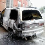 В Житомире неизвестные подожгли автомобиль батальона «Донбасс». ФОТО