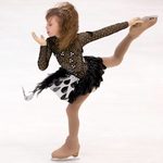 9-летняя Эвелина Башинская из Коростышева выиграла Всеукраинский турнир по фигурному катанию