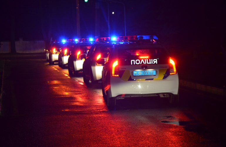​Первое ночное патрулирование полиции Житомира: 49 вызовов и 27 правонарушений. ФОТО