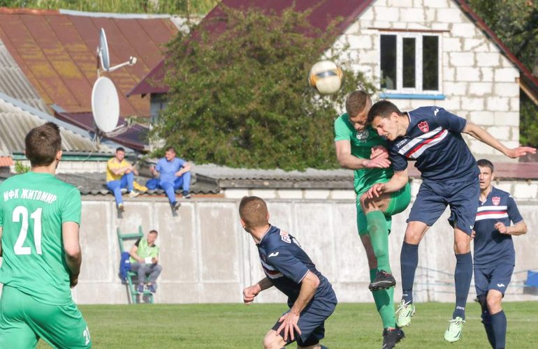 Футбольный клуб «Житомир» взял первые очки в любительском чемпионате Украины. ФОТО