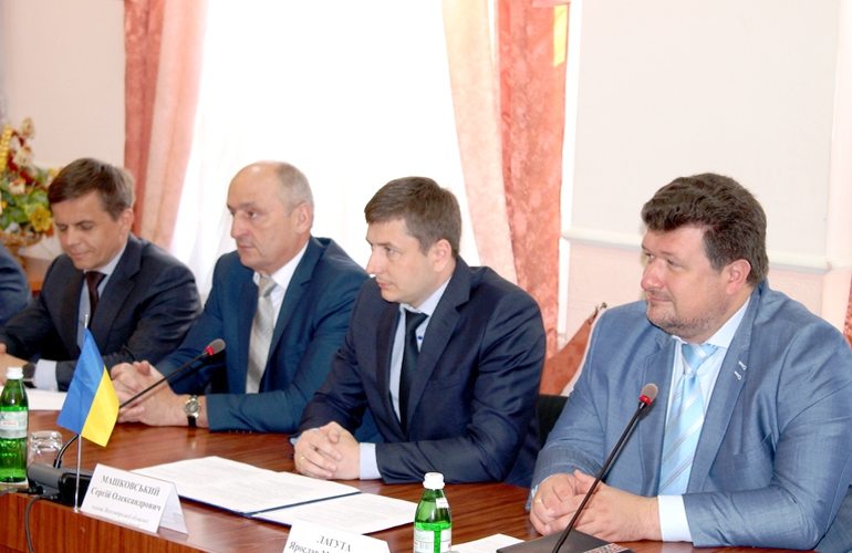 Керівництво Житомирської облради зустрілося з делегацією Республіки Польща