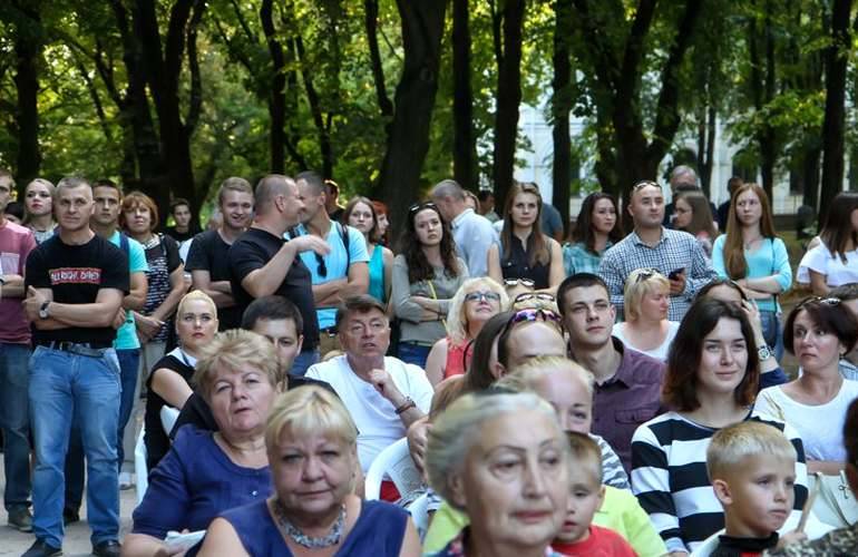 Джаз-фестиваль «Jazzomir» впервые прошел в Житомире на Замковой горе. ФОТО