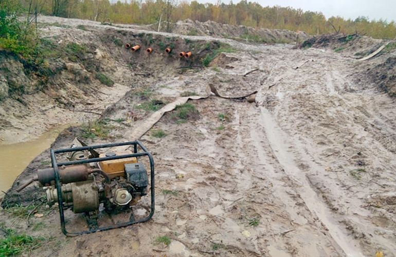 ​На севере Житомирской области задержаны незаконные добытчики янтаря