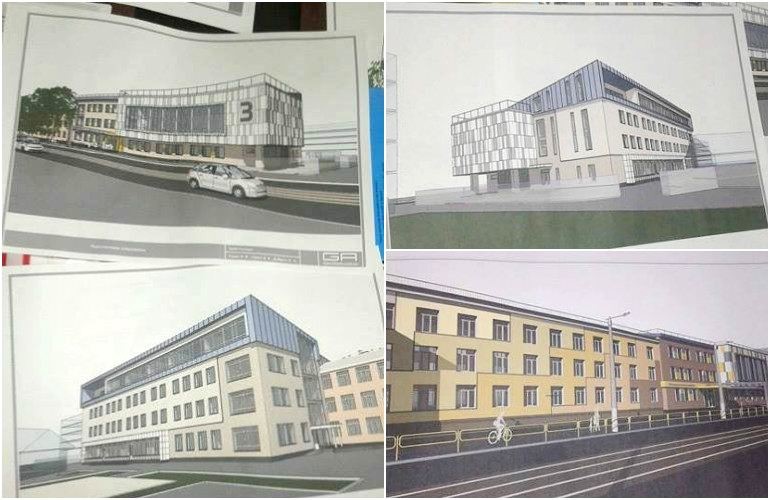 В центре Житомира для гимназии №3 построят современные учебный корпус. ФОТО