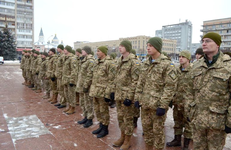 День вооруженных сил. В Житомире почтили память военных, отдавших свою жизнь за Украину. ФОТО