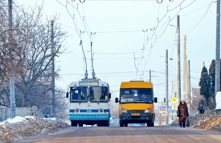 Маликова – Бумажная фабрика: в Житомире изменится маршрут движения нескольких троллейбусов