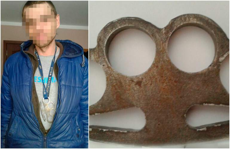32-летний мужчина с помощью кастета выбивал у житомирян деньги и телефоны