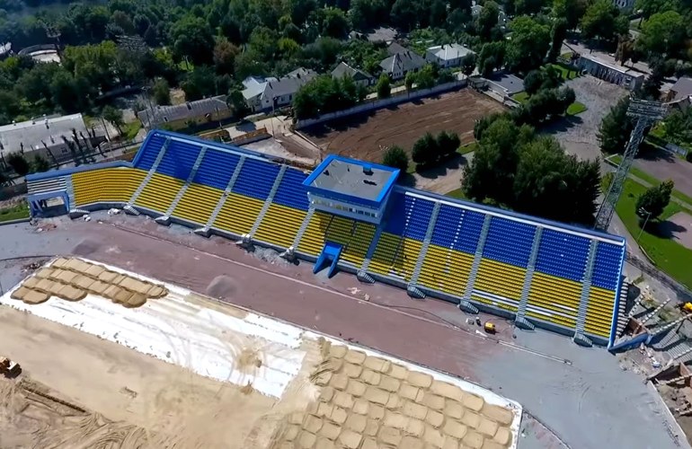 На реконструкцию стадиона «Полесье» в Житомире выделили еще 20 млн грн