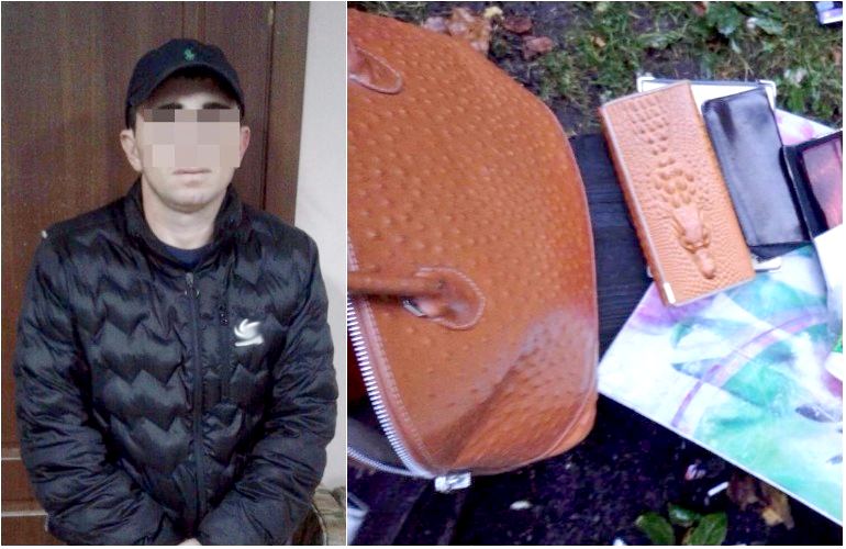 В Житомире у женщины из авто украли сумочку с крупной суммой денег. Злоумышленника задержали в Киеве