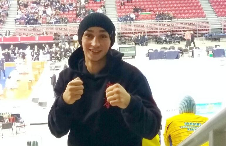 Житомирянин Максим Чайковский привёз «бронзу» с чемпионата Европы по карате. ФОТО