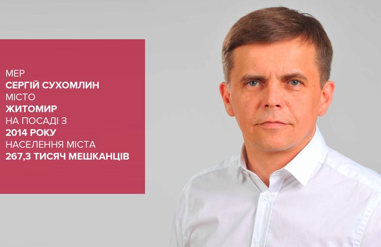 Городской голова Житомира не победил в рейтинге украинских мэров-инноваторов