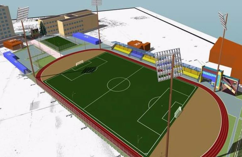 Реконструкция житомирского стадиона «Спартак»: на первую очередь выделено более 20 миллионов