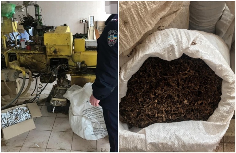 Ликвидирован подпольный цех по изготовлению сигарет, которые продавали на Житомирщине