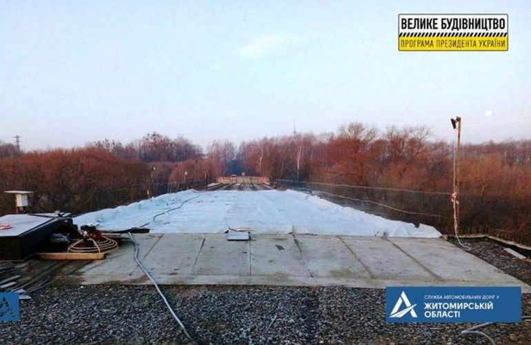 Велике будівництво на Житомирщині: проводять капітальний ремонт двох мостів