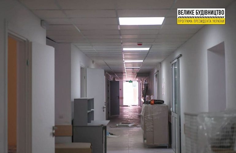 Велике будівництво на Житомирщині: триває реконструкція приміщень обласної клінічної лікарні